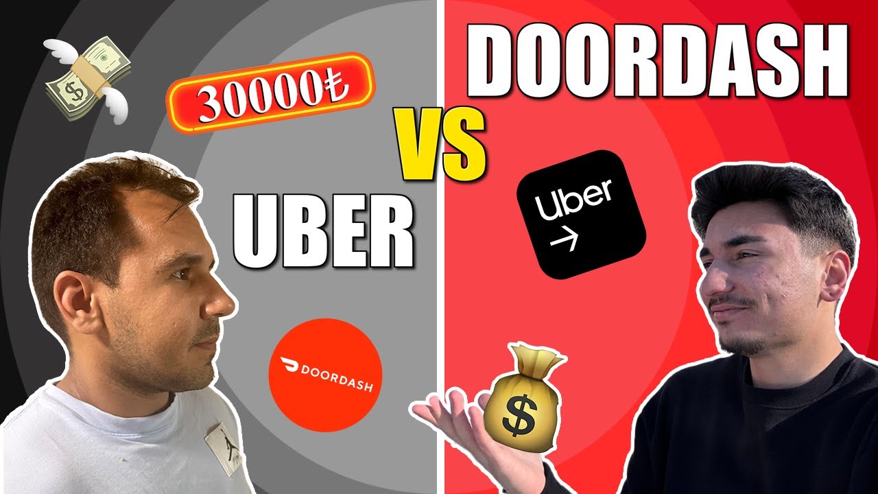 DOORDASH VS UBER DRİVE CHALLANGE! 4 Saat Boyunca Kim Daha Çok Kazanacak? Ne Kadar Kazanıyoruz, ABD24
