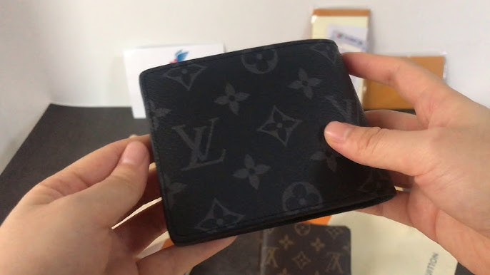 Louis Vuitton Multiple Wallet Damier Cobalt Race Blue Orange