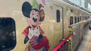 JR東日本 東北新幹線 E2系ディズニーラッピング車 回送 発車