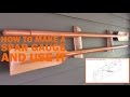 How to make Oars using a Spar Gauge - No LATHE required!