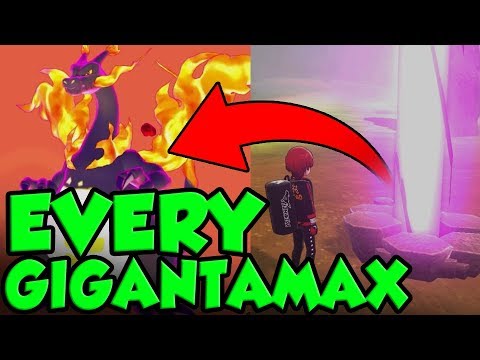 Every Gigantamax Location In Pokemon Sword And Shield Pokemon Sword And Shield Gigantamax Guide