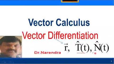 Lecture-2:Tangent & Normal vectors