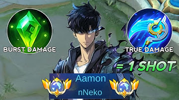WTF DAMAGE!!! AAMON HYBRID DAMAGE BUILD COMBO CAN 1 SHOT ANYTHING!🔥
