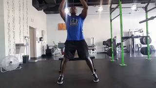 Medicine Ball Jumping Jacks
