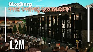 (1.2M) Fancy Modern Restaurant SpeedBuild - Bloxburg ROBLOX