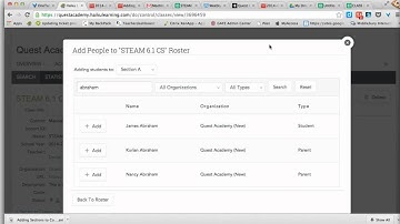 Adding Students Individually to Haiku Learning