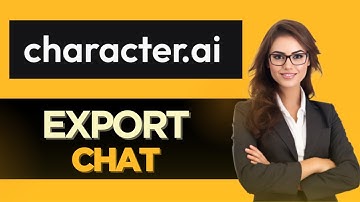How to Export Chat in Charecter Ai - FULL GUIDE (2025)