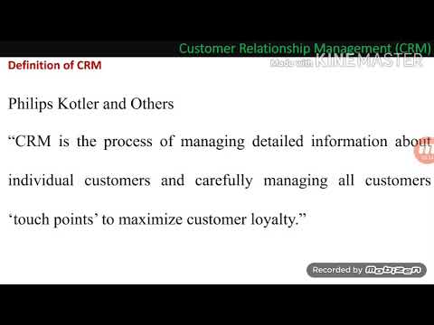 Meaning definition  and importance of customer relationship management