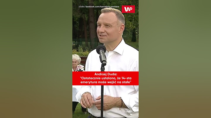 Andrzej Duda: 14. emerytura wchodzi na stałe #shorts