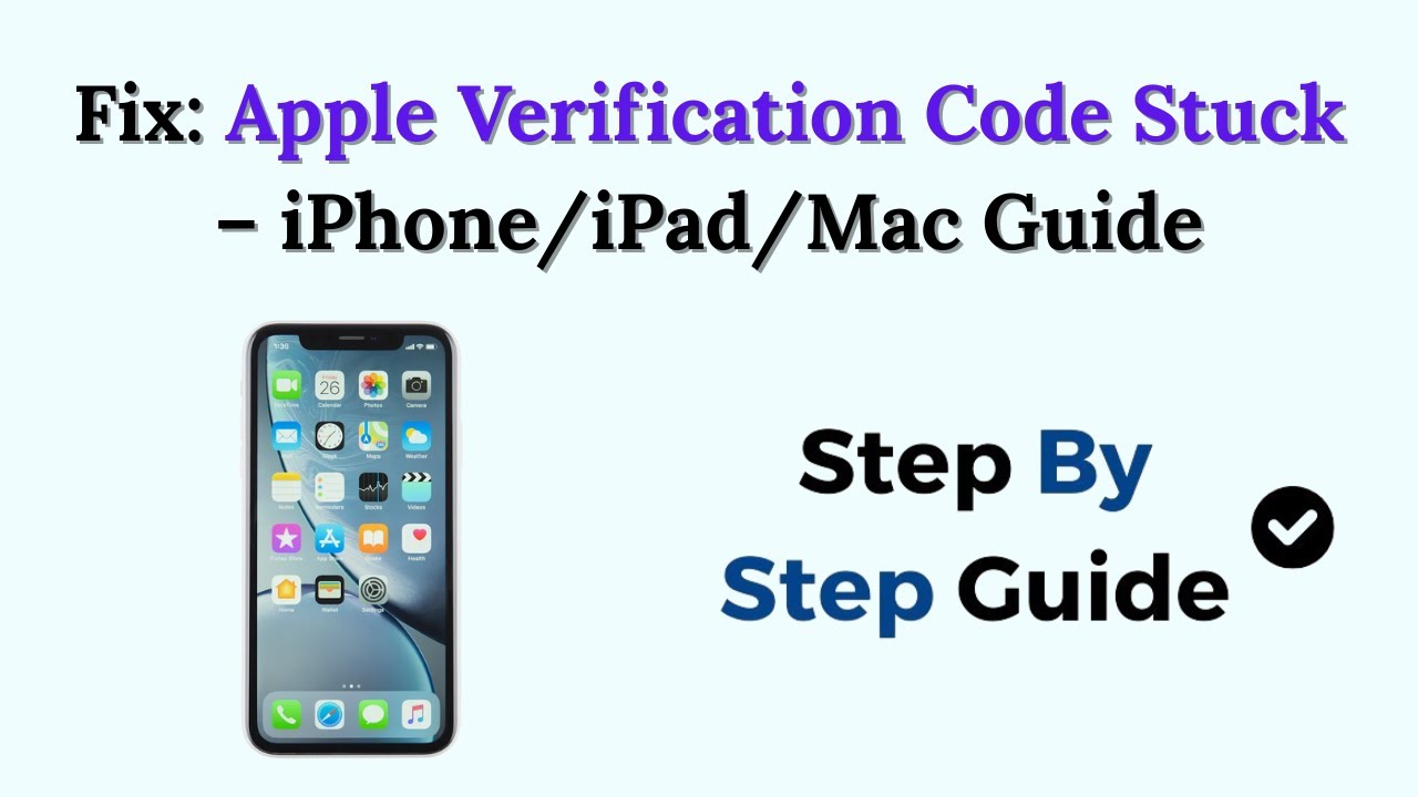 Fix: Apple Verification Code Stuck – iPhone/iPad/Mac Guide - YouTube