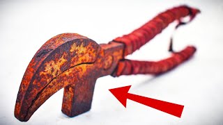 Antique Old Cobbler Plier Restoration | Plier Restoration | Rusty Tool Restoration.