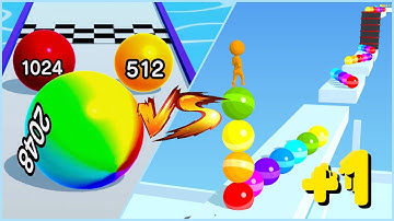 MAX LEVELS BallRun2048🔮💥VS Stack Rider: NEW BIG UPDATE All Levels Android,iOS Gameplay Walkthrough