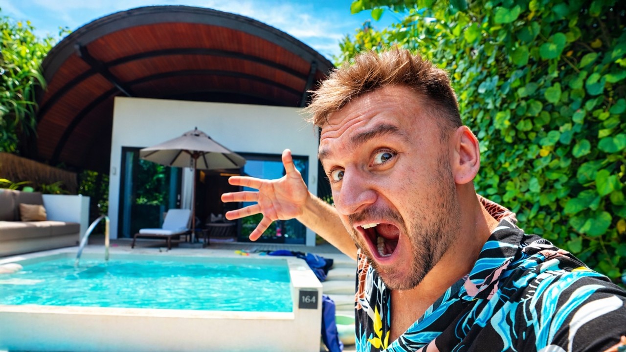 Máme VLASTNÍ VILU s bazénem na PLÁŽI?! | Maledivy 2026