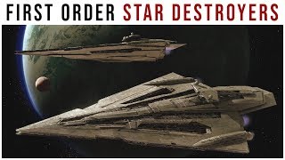 Early First Order STAR DESTROYERS, and Star Wars Concept Art Analyzed