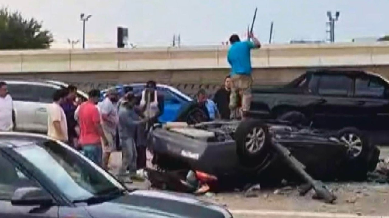 Strangers Band Together To Rescue Women Trapped Inside Car