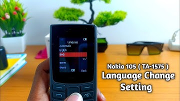 How to change language on nokia 105 ( ta -1575 ) | language setting in Nokia | Nokia