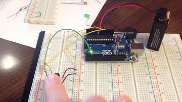Simple Optical Sensor detect LED light with ARDUINO microcontroller