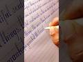 Neat and clean handwriting | #handwriting #calligraphy #youtubeshorts