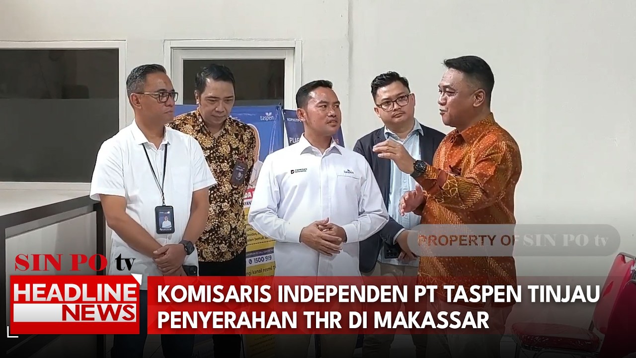 Komisaris Independen PT Taspen Tinjau Penyerahan THR Di Makassar