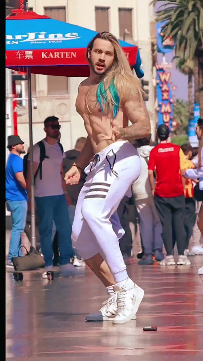 I danced to Espresso by Sabrina Carpenter at the Hollywood Walk of Fame 🙈 | Gabriel Mansur