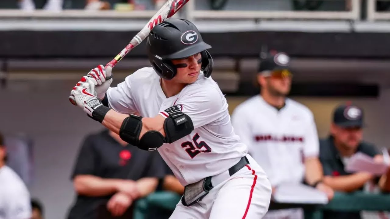 Лучшие моменты игры Дэниела Джексона в студенческом бейсболе в 2025 году! | Georgia Bulldogs