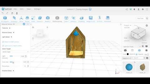 How to add #geometry details #texture #lighting in SelfCAD