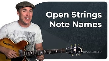 Open String Note Names on Guitar | Music Theory