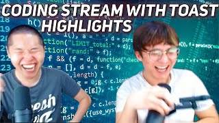 Coding Stream HIGHLIGHTS | Michael Reeves Does Coding CHALLENGE with DisguisedToast!