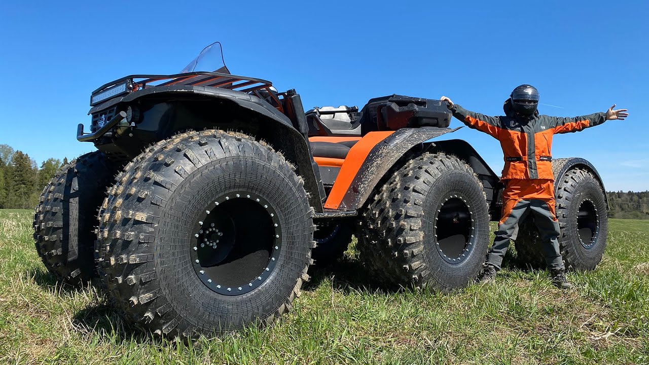 It is HUGE! Enormous ATV quad Falcon! 