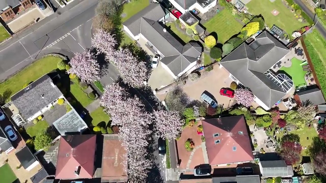 Irvine from the air - Irvine south/west - Drone Footage