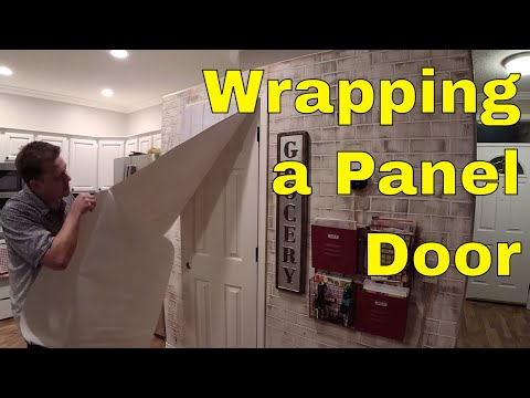 How to Wrap a 6 Panel Door with PhotoTex