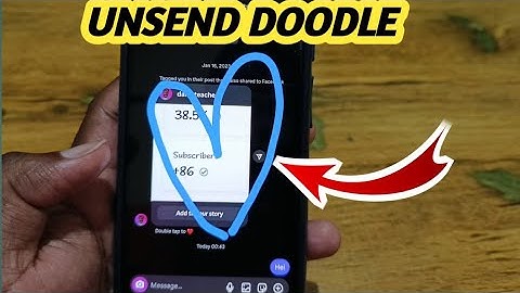 How To Unsend Doodle in Instagram Chat 