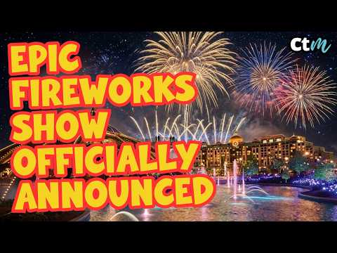 Epic Universe's Celestial Goodnight Nightly Fireworks Show Officially Announced!