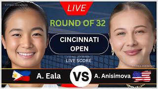 Alexandra Eala vs Amanda Anisimova Cincinnati Open 2026 LIVE SCORE WATCHALONG UPDATES