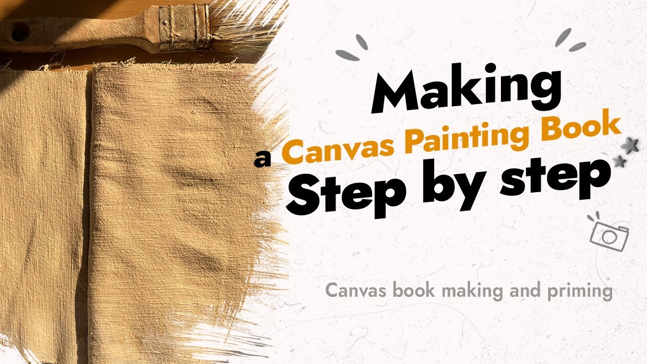 Canvas Artistry Crafting a Traditional Painting Book/فن القماش صنع