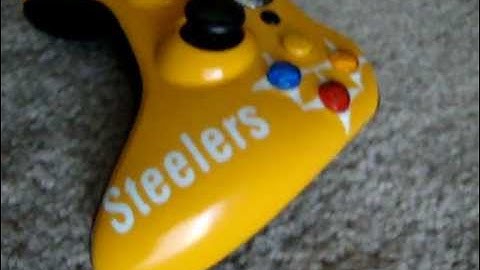 Steelers Custom XBOX 360 Controller w/ Modded Analog Sticks