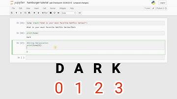 Python with Jupyter Notebook Tutorial - String Manipulation (HD) Part 4