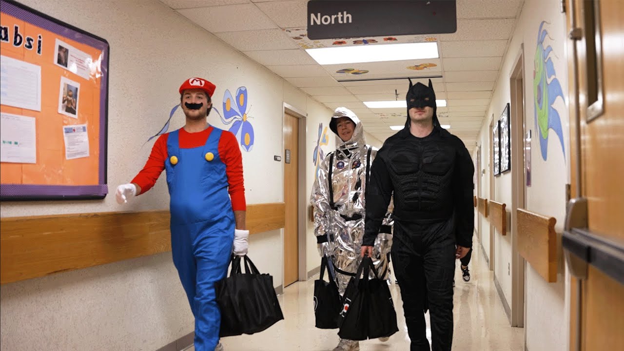 Halloween Hospital Visit at St. Christopher's