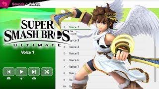 Pit Voices Super Smash Bros Ultimate