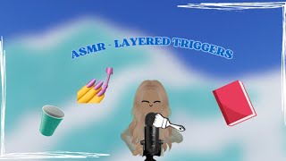 ʚ Roblox ASMR 💙 Layered triggers [tapping, scratching, crinkling] (no talking) ɞ