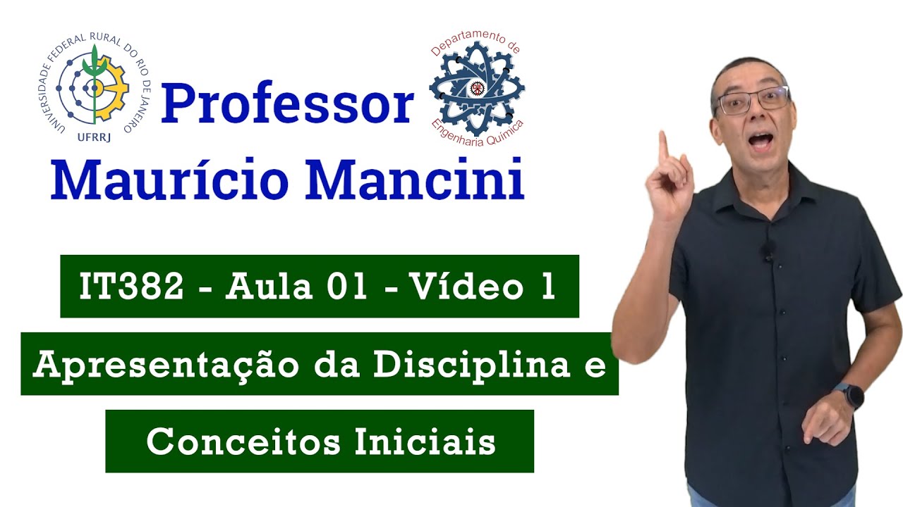 Aula 01 - V.1: Apresentação da Disciplina e Conceitos Iniciais - Vídeo ...