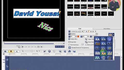 How Add Title Text and Animatiom Ulead Video Studio Tutorial p5 Urdu Hindi