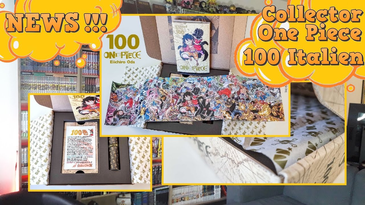 L'annonce d'un COFFRET COLLECTOR pour ONE PIECE 100 Italien !!!! 