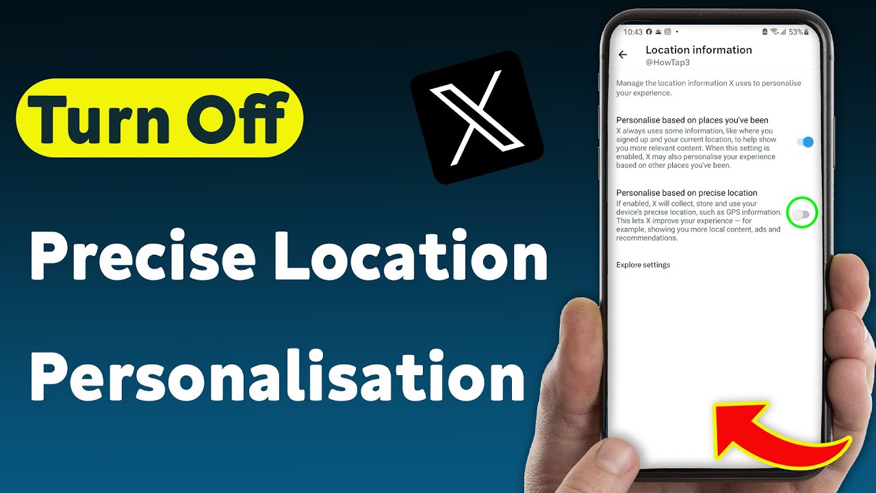 Как отключить персонализацию точного местоположения в приложении X (обновлено)