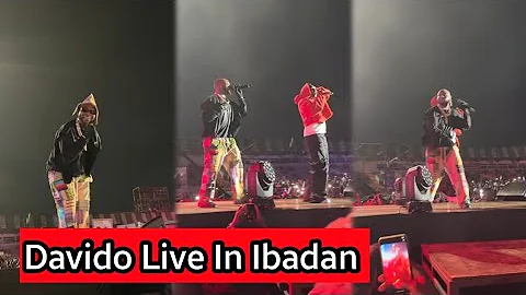 Davido 5ive Alive Tour Concert In Ibadan With Zlatan Ibile As They Go Crazy On Stage 