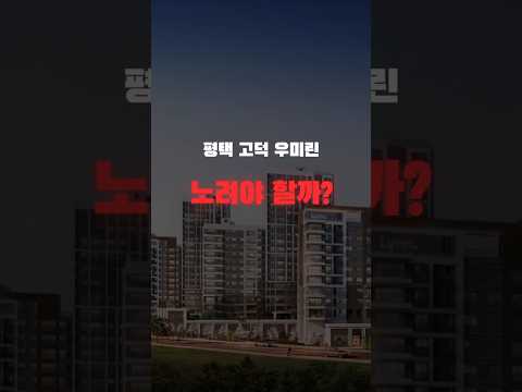 분상제 5억대 '평택 고덕 우미린' 청약, 삼성 6억 성과급이 판 바꿀까?