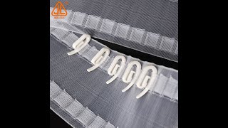: 80mm width S Wave curtain runner Ripple Fold Curtain Track curtain Runner wave fold Tape
