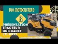 Lt1nr92 prsentation tracteur tondeuse autoporte cub cadet  fonctionnement avantages inconvnients