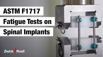 ASTM F1717 | Fatigue tests on spinal implants