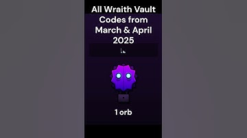 All Wraith Codes from March-April 2025 #shorts #geometrydash #gd